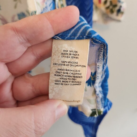 Soft Surroundings Floral Embroidered Kimono Size XS - Picture 8 of 11